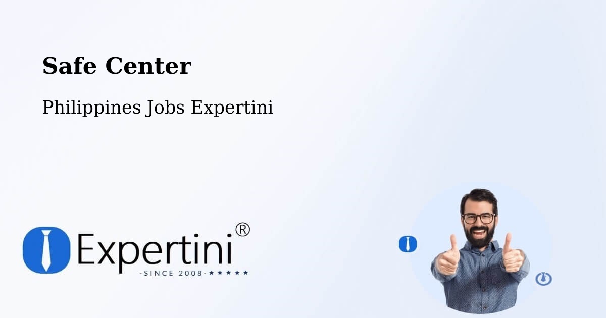 Safety Center – Lungog - Philippines Jobs Expertini